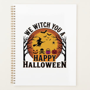 Wir wünschen Ihnen ein frohes Halloween Vintage Planer
