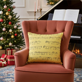 Wir wünschen Ihnen ein frohes Weihnachts-Musical-S Kissen