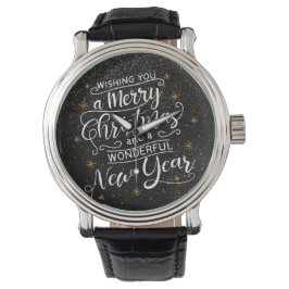 Wir wünschen Ihnen ein frohes Weihnachtsfest! Armbanduhr