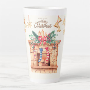 Wir wünschen Ihnen ein frohes Weihnachtsfest Milchtasse