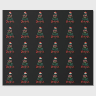 Wir wünschen Ihnen ein frohes Weihnachtsfest Xmas  Geschenkpapier