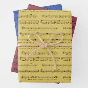Wir wünschen Ihnen eine frohe Weihnachts-Klassik M Geschenkpapier Set