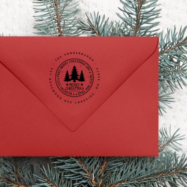 Wir wünschen Ihnen eine frohe Weihnachtszeit-Rücks Permastempel (Von Creator hochgeladen)