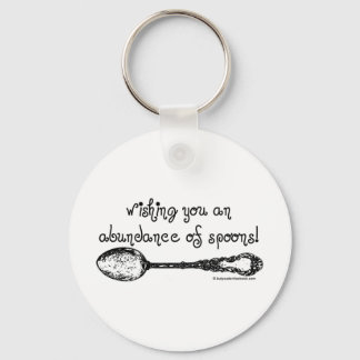 Wir wünschen Ihnen eine Fülle von Spoons Schlüsselanhänger