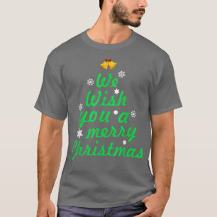 Wir wünschen Ihnen einen frohen Weihnachtsbaumpull T-Shirt