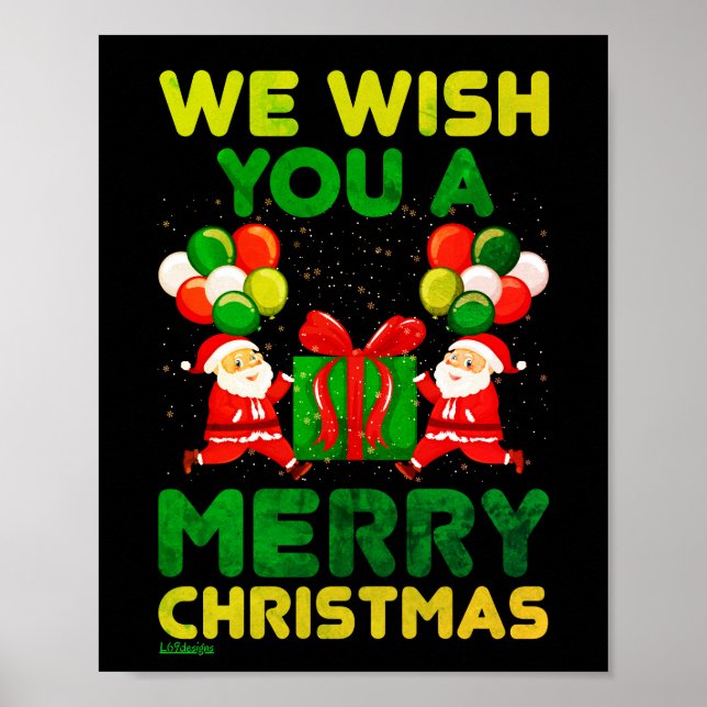 WIR WÜNSCHEN IHNEN EINEN KLEINEN CHRISTMAS ! POSTER (Vorne)
