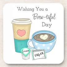 Wir wünschen Ihnen einen schönen Tag | Kaffeepuppe