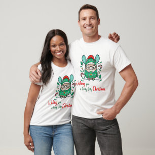 Wir wünschen Ihnen einen Weihnachtswald Elf T-Shirt