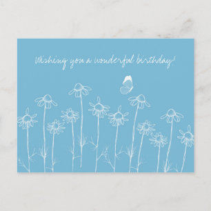 Wir wünschen Ihnen einen wundervollen Geburtstag S Postkarte