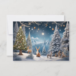 Wir wünschen Ihnen frohe Weihnachten Dankeskarte