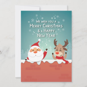 Wir wünschen Ihnen frohe Weihnachten Karte
