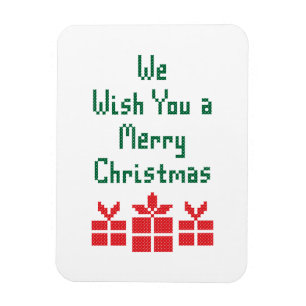 Wir wünschen Ihnen frohe Weihnachten Magnet