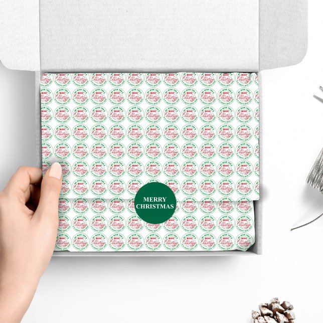 Wir wünschen Ihnen frohe Weihnachten Seidenpapier (Von Creator hochgeladen)