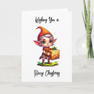 Wir wünschen Ihnen frohe Weihnachten und viel Glüc Karte