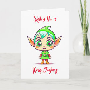 Wir wünschen Ihnen frohe Weihnachten und viel Glüc Karte