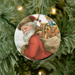 Wir wünschen Ihnen Weihnachtsfreude von Ellen Clap Keramik Ornament