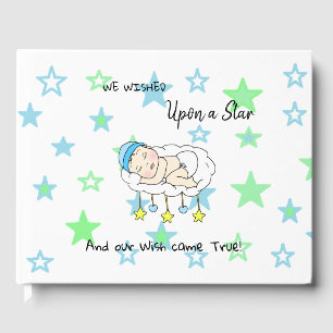 Wir wünschten uns eine Babydusche von Star Boy Blu Gästebuch