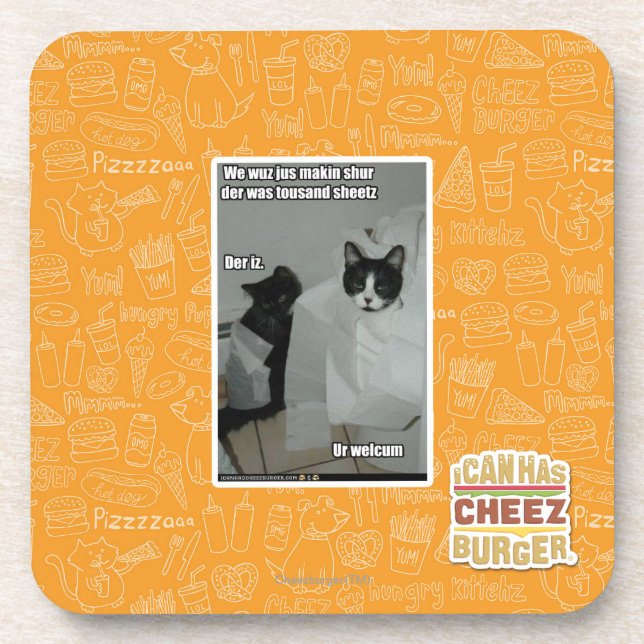 Wir wuz jus makin sur untersetzer (Vorderseite)