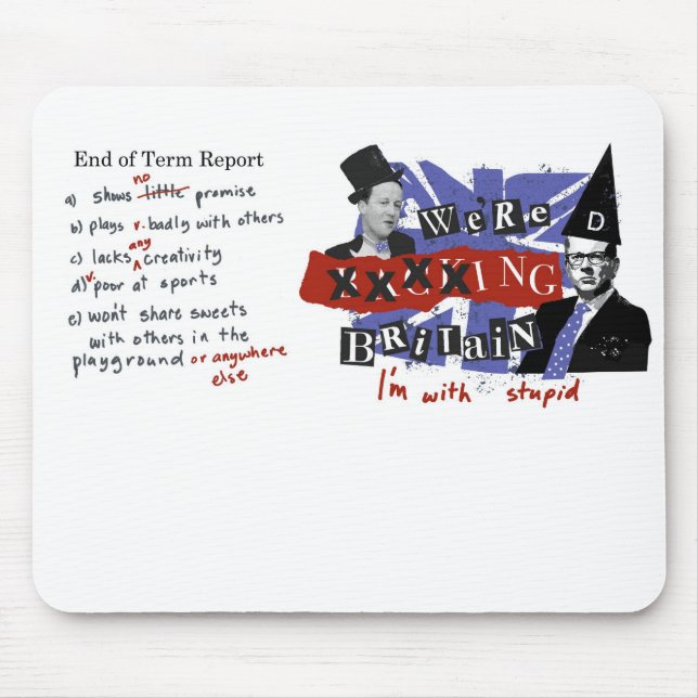 Wir xxxxing Großbritannien, ich sind mit dummem Mousepad (Vorne)