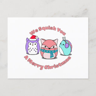 Wir zerquetschen dir frohe Weihnachten Postkarte