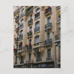 Wir zogen um! ankündigungspostkarte