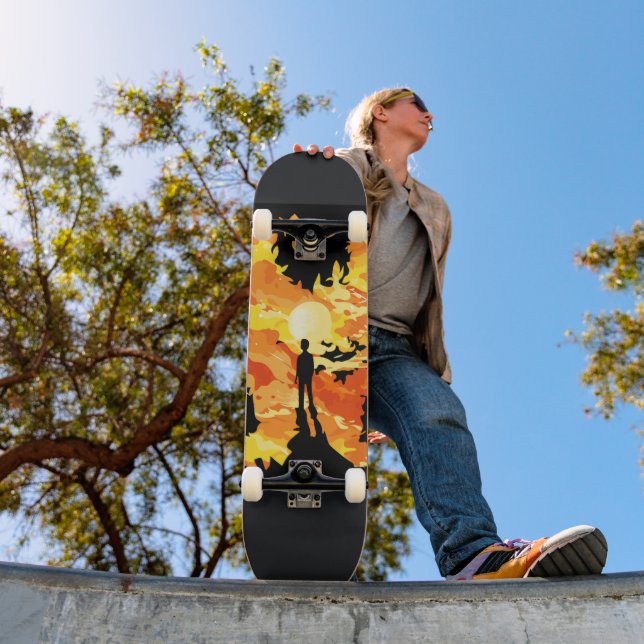 Wirbel abstrakt skateboard (Außenbereich 1)
