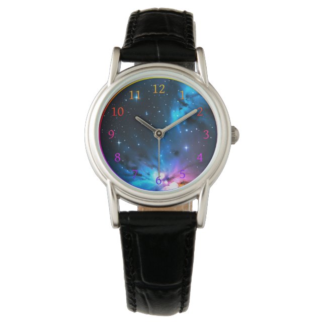 Wirbel der Sterne Armbanduhr (Vorderseite)