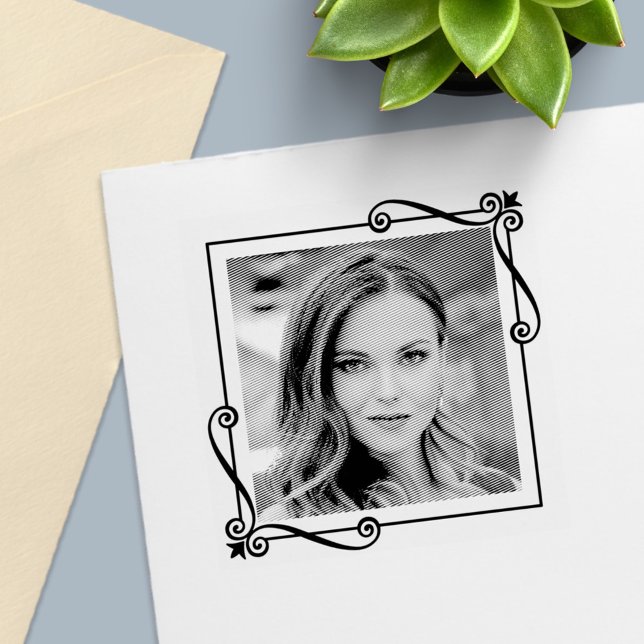 Wirbel Ecke Quadrat Foto Permastempel (Von Creator hochgeladen)