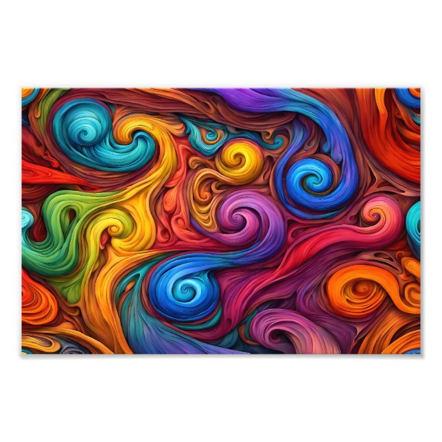 Wirbel Fotodruck (Vorne)