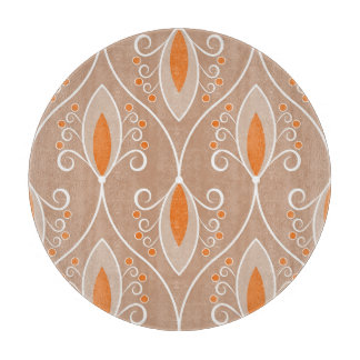 Wirbel, geometrisch, Vintag, nahtlos Schneidebrett