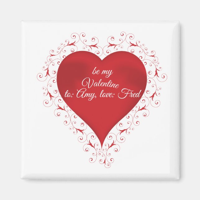 Wirbel Hearts Magnet (Vorne)