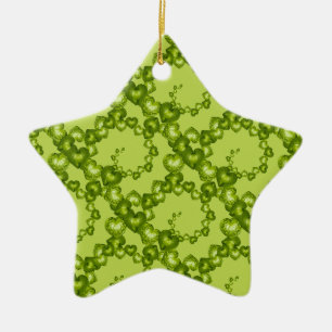Wirbel im Herzen Garden Green STAR ORNAMENT