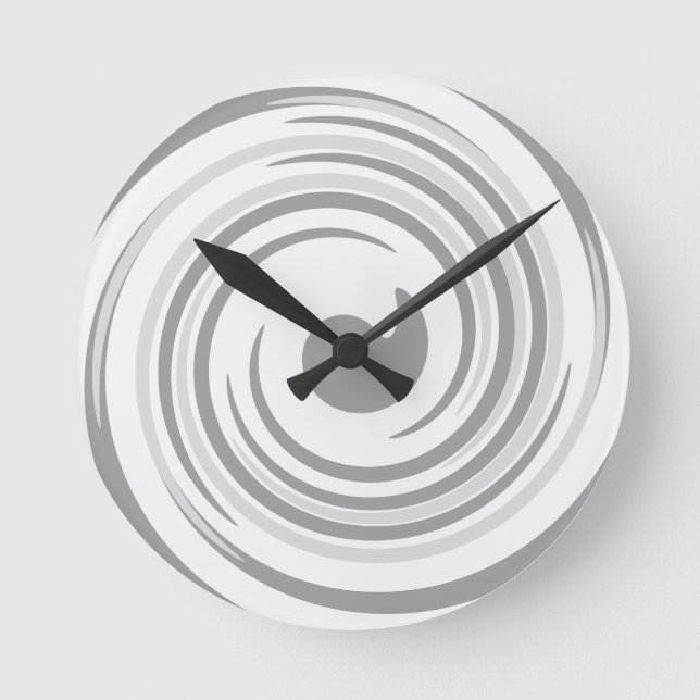 Wirbel in der grauen Uhr (Vorderseite)