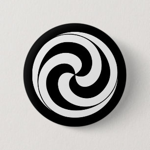Wirbel in Form einer Kugel Button