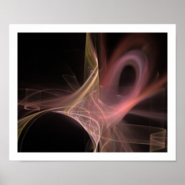 WIRBEL IN WEICHEN ANTIQIE PINK LILA POSTER (Vorne)