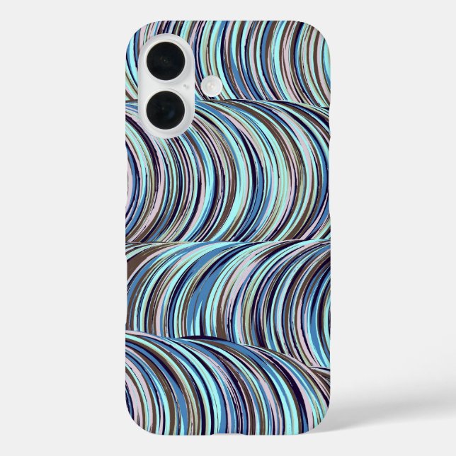 Wirbel iPhone 16 Hülle (Rückseite)