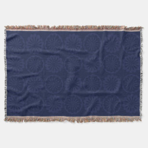 Wirbel-Kreis-Fliesenmuster Blau Decke