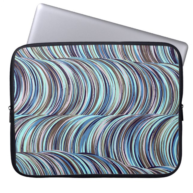 Wirbel Laptopschutzhülle (Vorderseite)