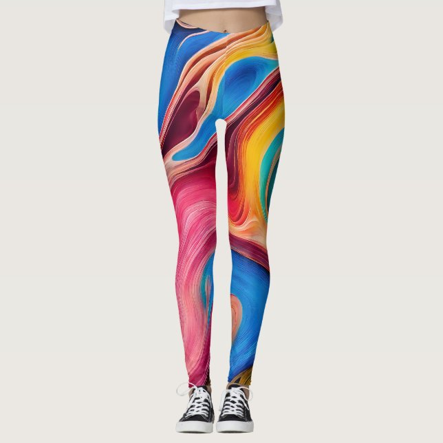 Wirbel Leggings (Vorderseite)