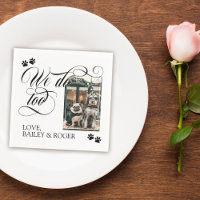 Wirbel machen wir zu viel Foto und Paws Hochzeit