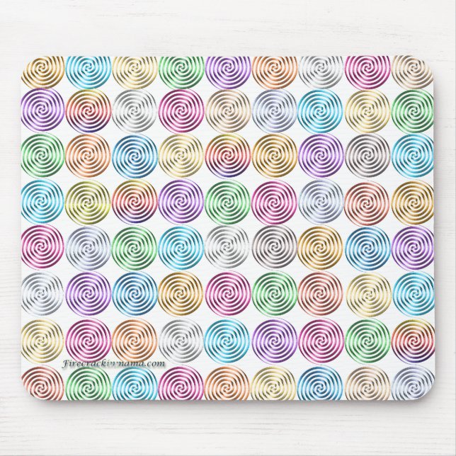 Wirbel Mousepad (Vorne)