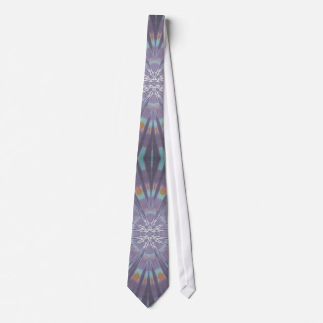 Wirbel Necktie mit doppelter schwarzer Gefärbte Kr Krawatte (Vorderseite)