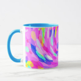 Wirbel Pink Bright Fett fröhliche Farben Tasse