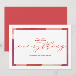 Wirbel-Rahmen-Weihnachtskarte Feiertagskarte