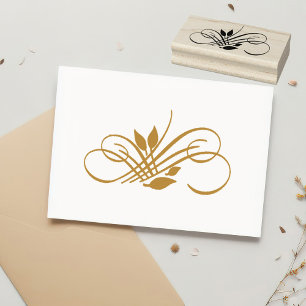 Wirbel Rubber Briefmarke Gummistempel