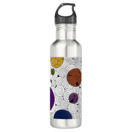Wirbel und Circles Wasserflasche Edelstahlflasche