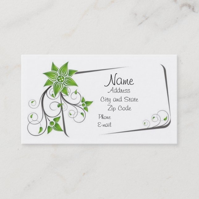 Wirbel und Grenzen Visitenkarte (Vorderseite)