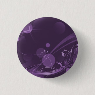 WIRBEL UND KREIS-PUNKT-DUNKLES LILA BUTTON