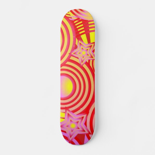 Wirbel und Starz Skateboard (Vorderseite)