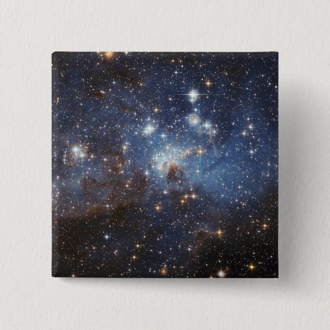 Wirbel von Gas und Staub Button (Vorderseite)